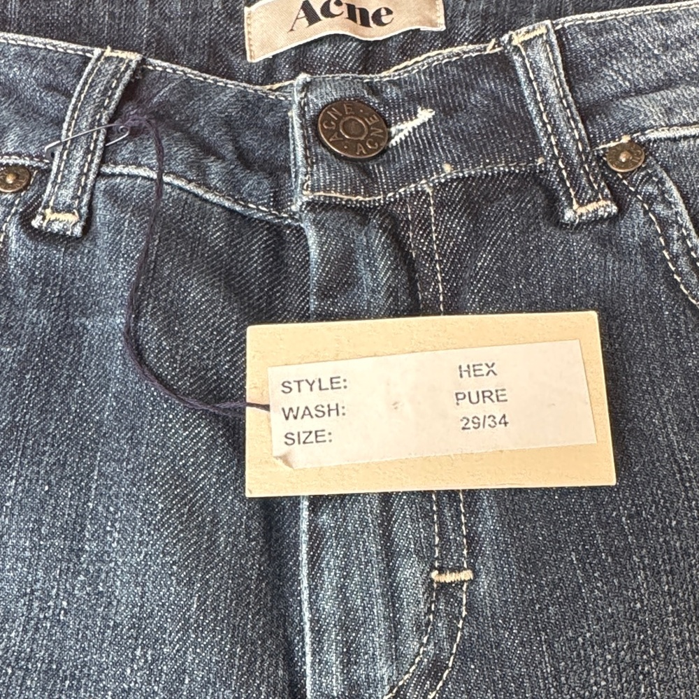 Acne Women Hex Pure Jeans - Blue